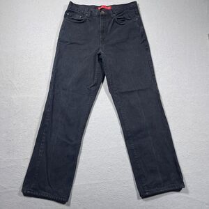 VTG‎ Pepe Jeans Mens Fits 30x30 Black Denim Straight Leg Skateboard Grunge
